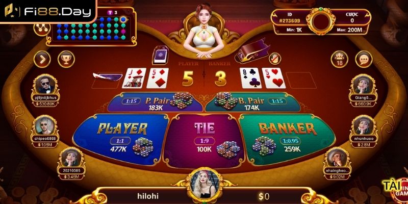 Ưu điểm khi chơi Baccarat tại FI88