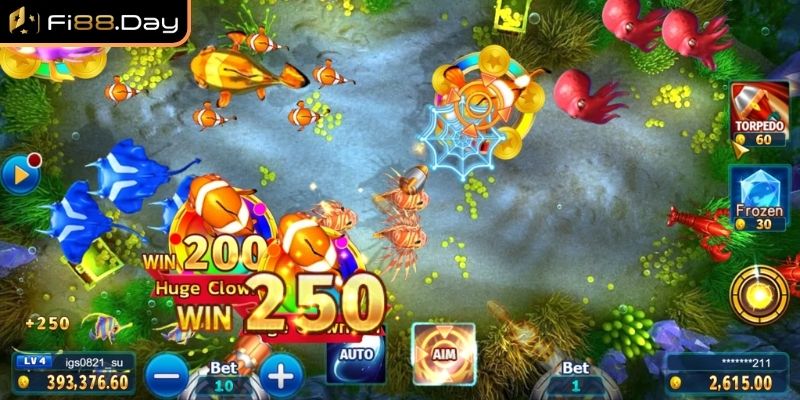 Bắn Cá Xèng Fi88 - Mở Ra Cuộc Săn Kho Báu Siêu Hấp Dẫn 3 Tận dụng combo chuỗi bắn